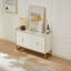 Modern Kitchen Buffet Storage Cabinet Cupboard Gloss With Metal Legs For Living Room Kitchen