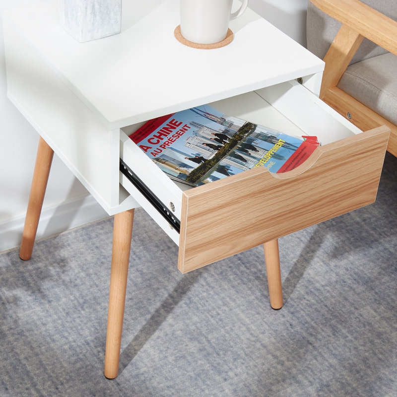 Murdock 40cm W Particle Board / Chipboard Bedside Table