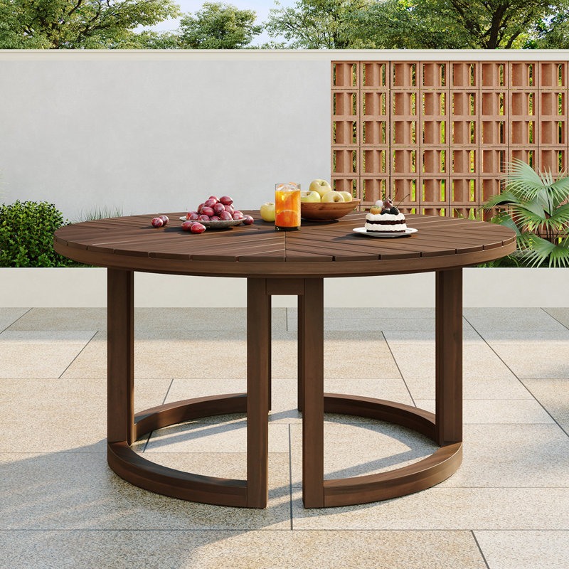 Table de salle à manger 59 ", Moka