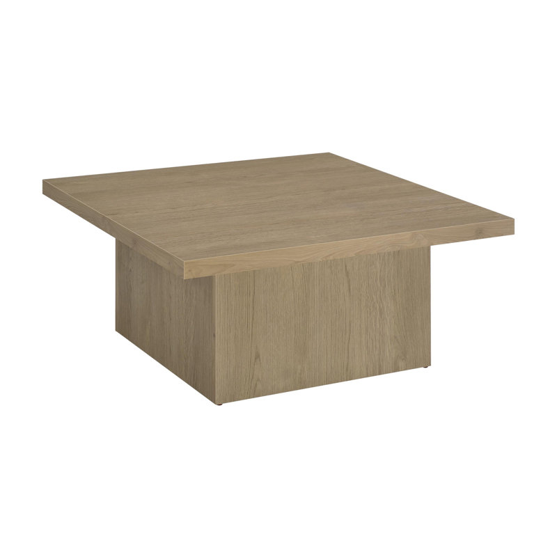 Table basse carrée en bois d'ingénierie
