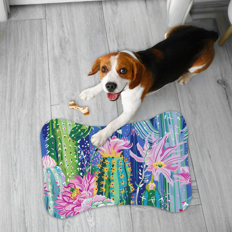 Stylish Desert Art - Tapis d'alimentation en os 1 pièce, 18"