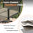 Aluminum Patio Dining Set with 53" Aluminum Round Dining Table and 6 Textilene Padded Dining Chairs-977799709
