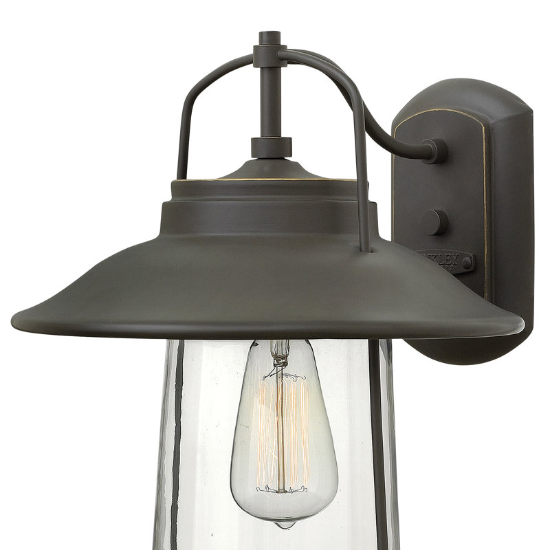 Belden Place Oil Rubbed Bronze 1 - Bulb Outdoor Wall Lantern, 19.25" H x 12" W