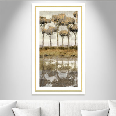 Frederike 'Mozambique II' Framed Acrylic Painting Print