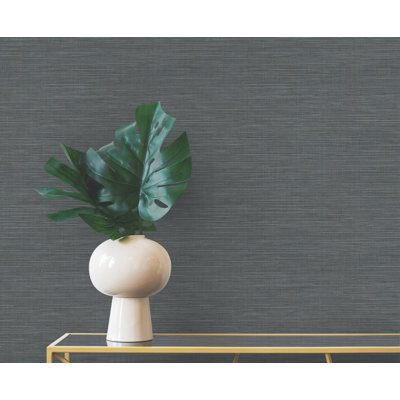 Robblee Faux Grasscloth Wallpaper