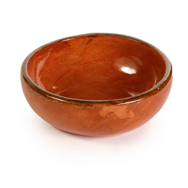 Bol à soupe en argile antique, uni