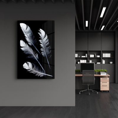 Peinture décorative en verre trempé
