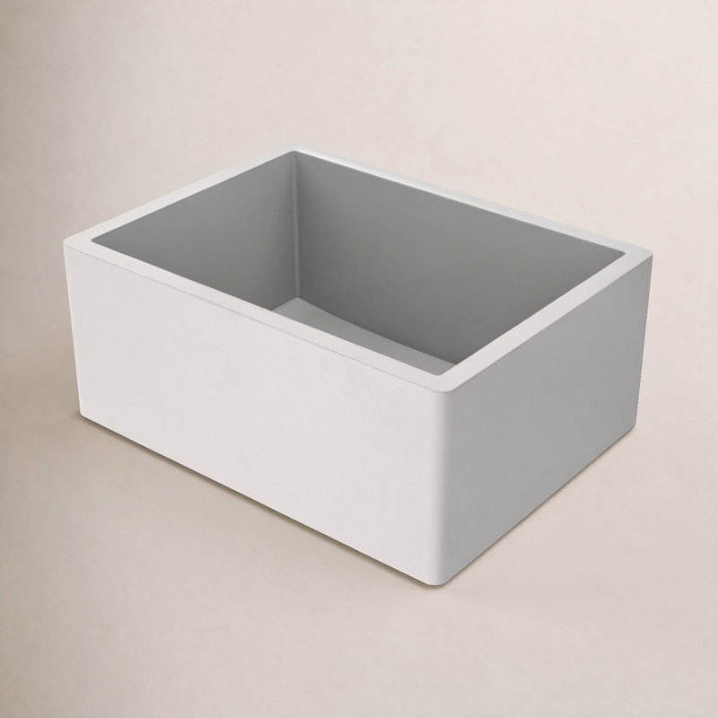 NativeStone® 24" L x 18" W Kitchen Sink, Pearl
