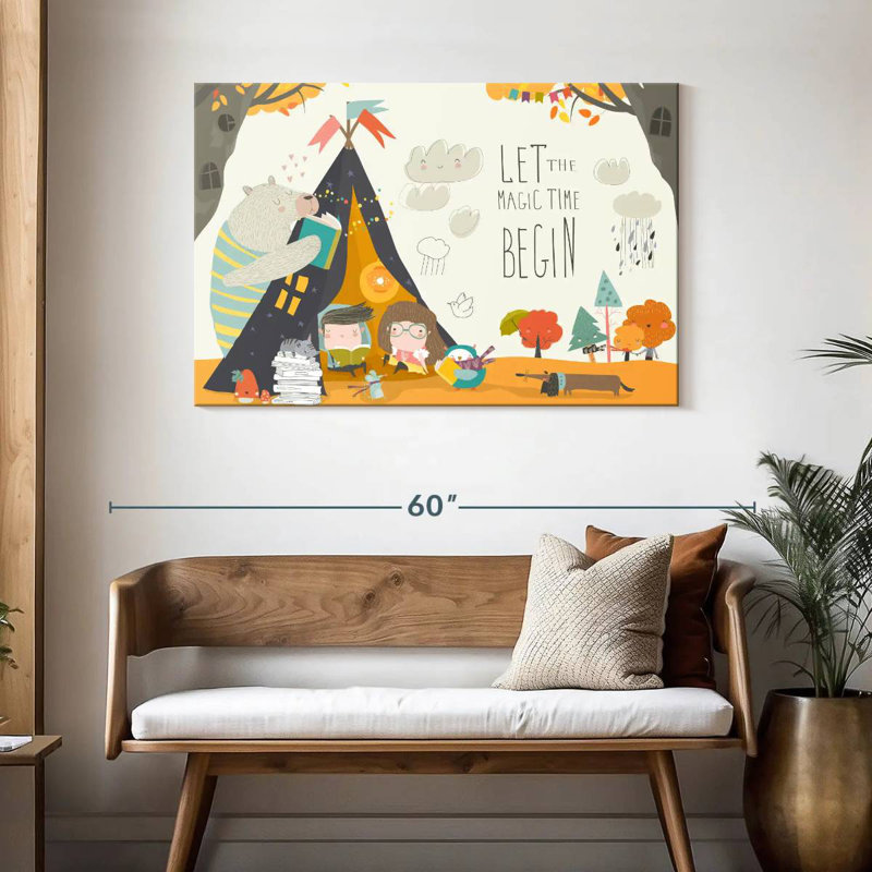 Ashelle «Let The Magic Time Commencer», H 30 po x l 45 po
