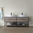 Murcia 72 " W Freestanding Standard 2 Double Vanity Bathroom Vanity With Ceramic Top-1200665754-1200665755