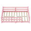 Lit bas Montessori avec rails de sécurité et tête de lit-82434990-82434977