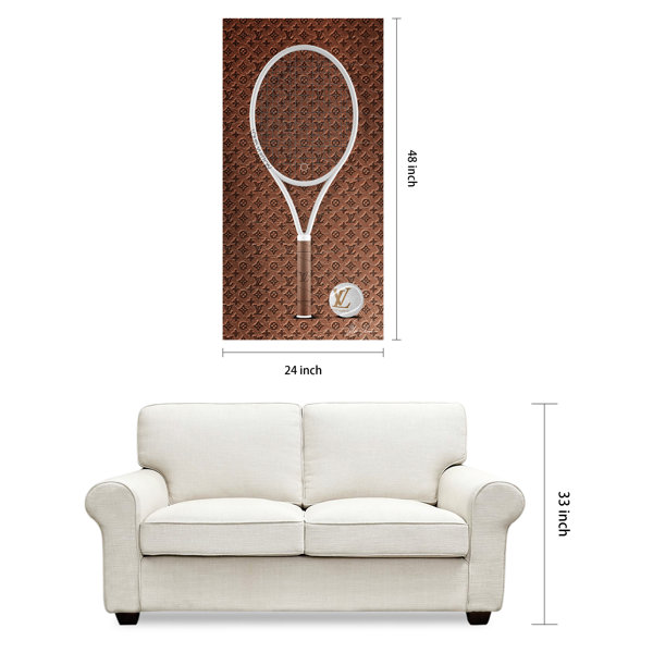 Empire Art Direct Couture Racquet Tempered Glass Graphic Wall Art