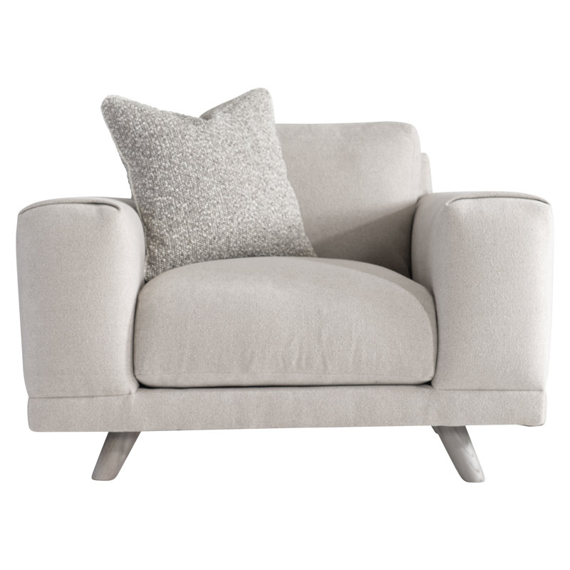 Plush Upholstered Armchair