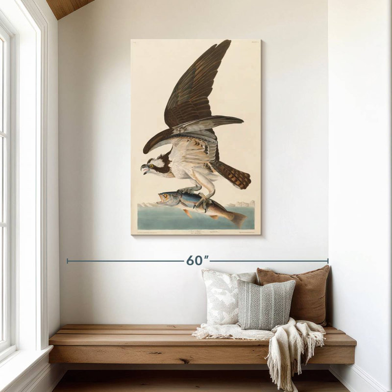Brampt Osprey And Weakfish, 45" H x 30" W