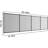 VEVOR Pool Fence, 4 x 12 FT Pool Fences for Inground Pools, Removable Safety Pool Fencing-97619947