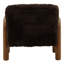 Johnson Faux Fur Occasional Chair, Sand-2065046463