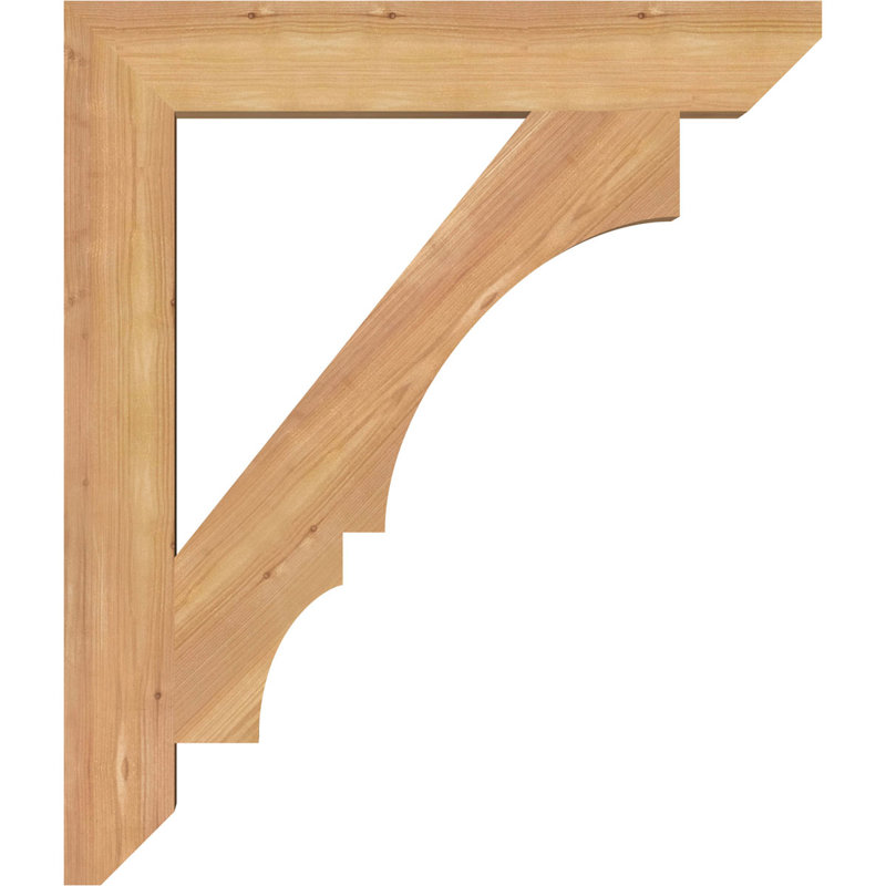 Support latté l 3 1/2 po x P 24 po x H 28 po, cèdre rouge de l'Ouest, H 28 po x l 3,5 po x P 24 po, Cèdre rouge, Lisse