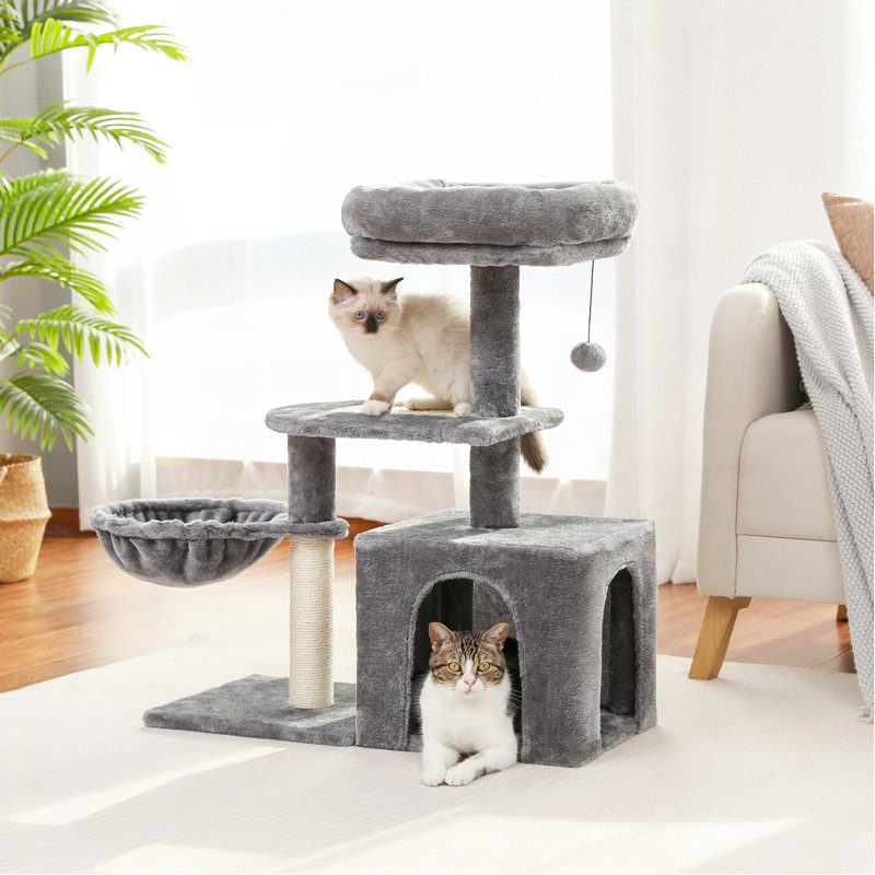Tour pour arbre à chat 31,5 "avec plateforme à gratter