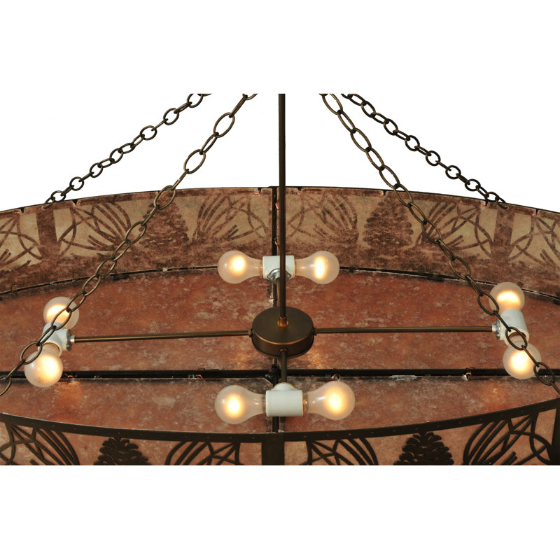 Greenbriar Oak 8 - Light Pendant