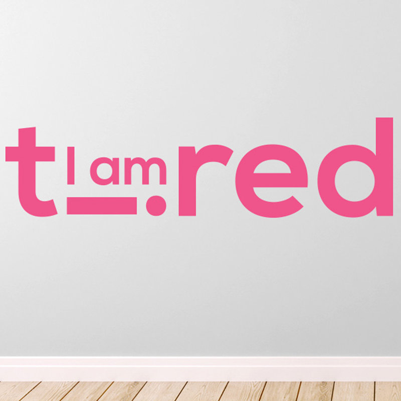 Wall Decal, Pink, Medium