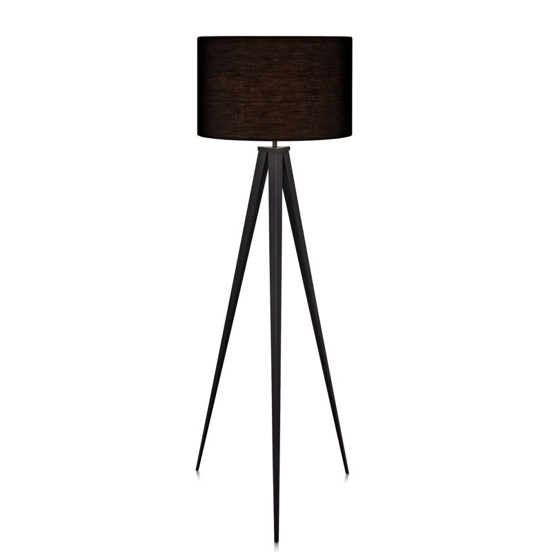 Darlington 157cm Tripod Floor Lamp, Black