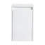 Armoire de salle de bain 12 po, portes à fermeture en douceur, fixation flottante, blanc brillant (emballage KD)