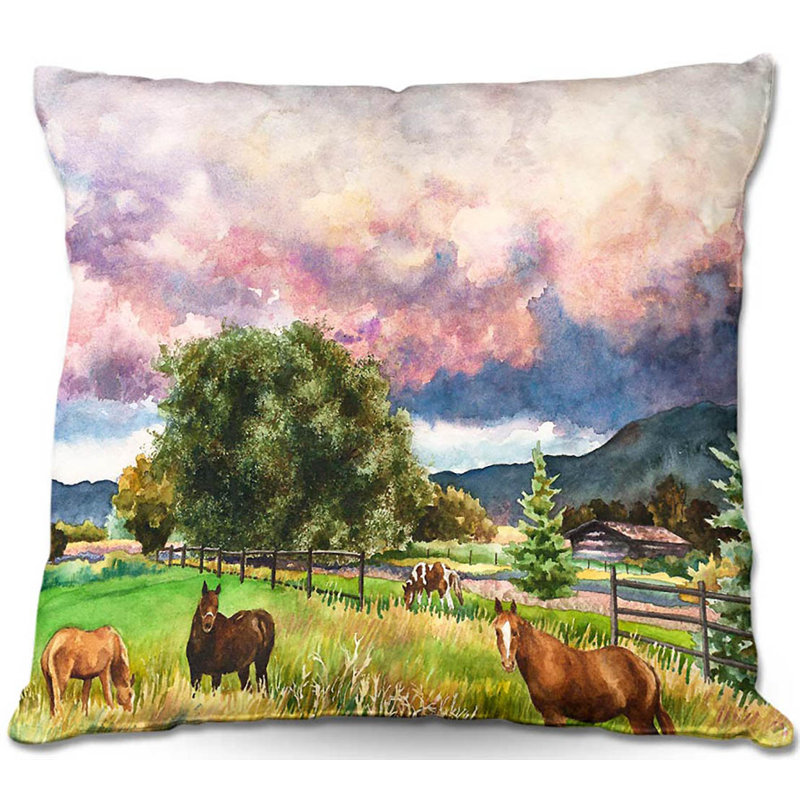 Housse et insert de coussin Couch Dinner at Dusk, 16 po x 1 po