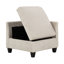 4-Piece Modular Sectional With Storage Seats-306736868