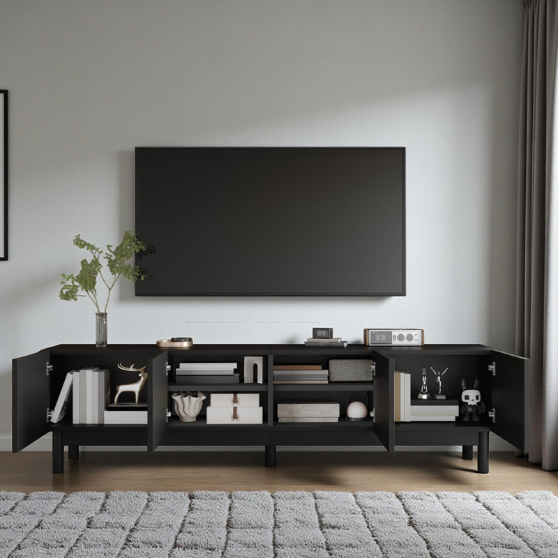 TV Stand for TVs up to 70", Black