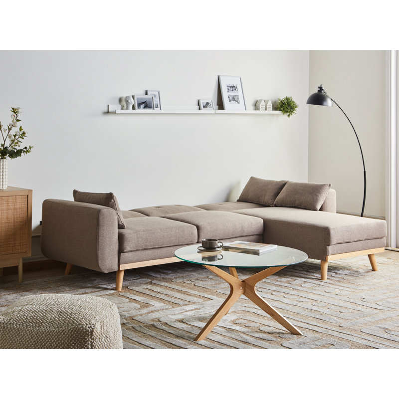 KAARINA 3 Seater Sofa Bed, Brown