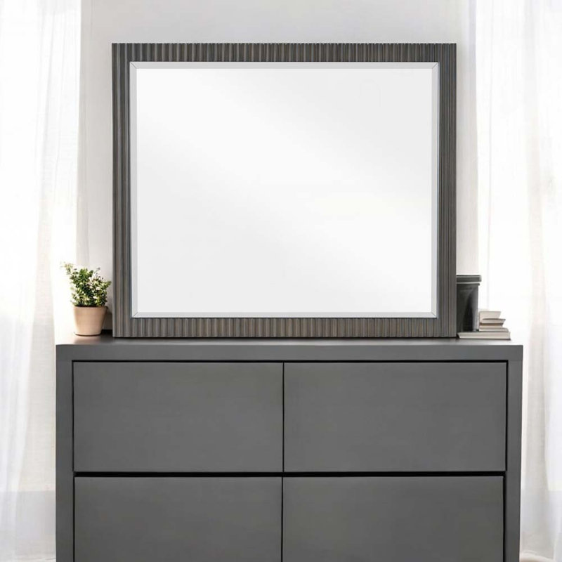 Clayten Espresso Finish Mirror