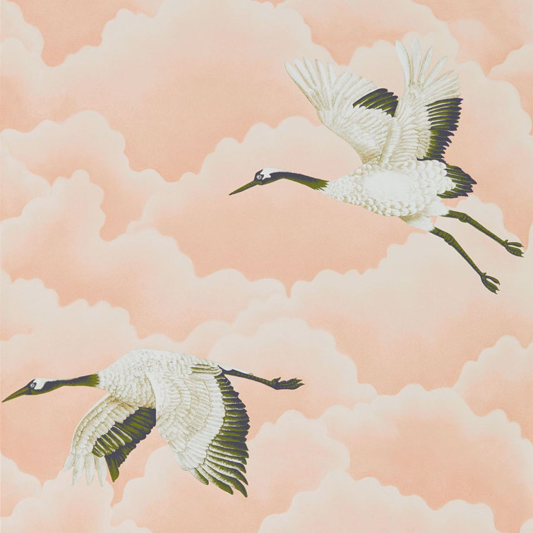 Cranes in Flight Wallpaper