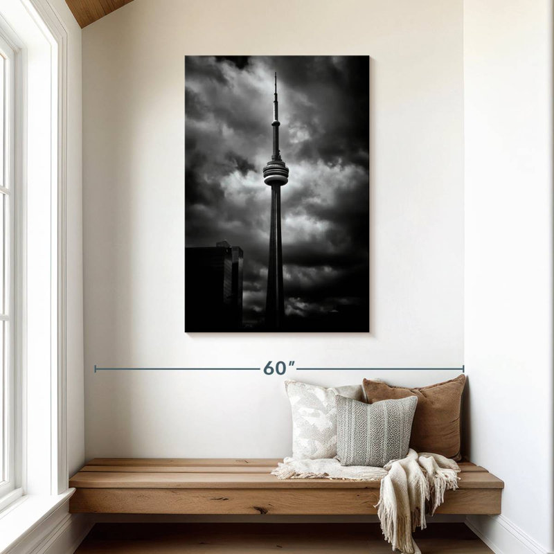 Aime CN Tower No 5, 45" H x 30" W