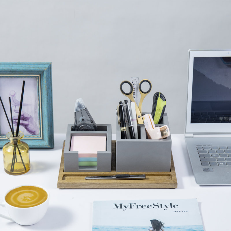 Composite Solid Wood Desk Organiser