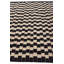 Tapis noir et blanc Noor