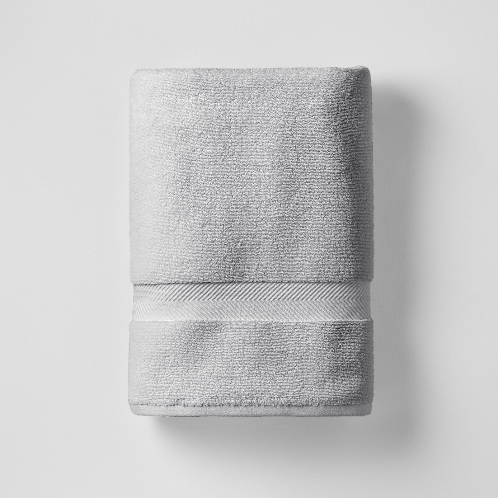 Rane Plush Cotton Bath Sheet, Soft Gray