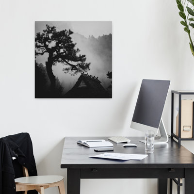 Contemporary Art Traditional Abstract Pine Tree Landscape Nature Wall Art