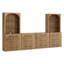 Ensemble de meuble télé 6 pièces Jagger Series 1C2H, chameau-1614125049