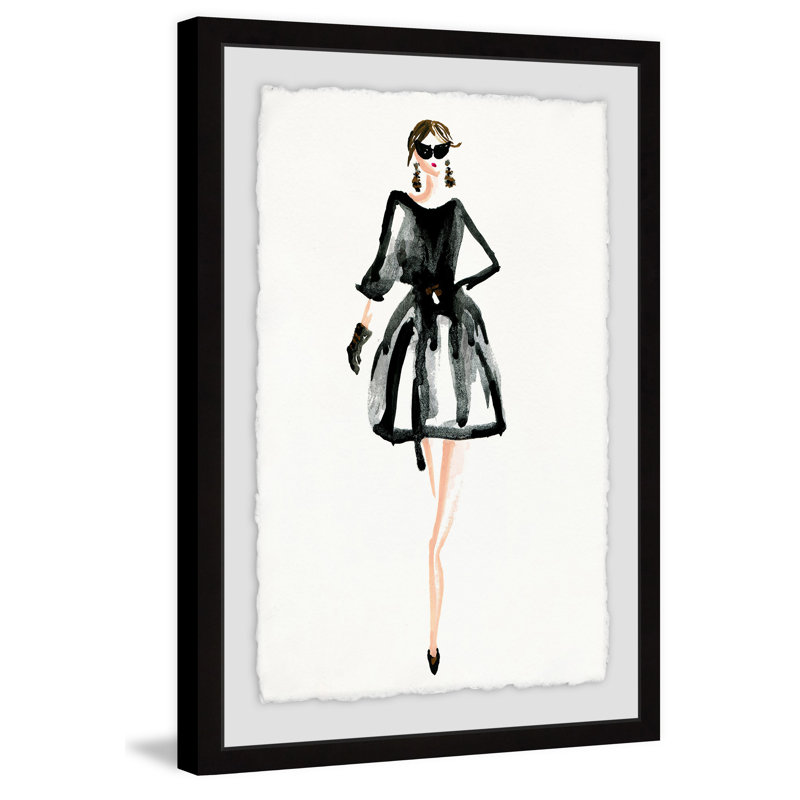 La Moda - Single Picture Frame Painting, 45cm H x 30cm W