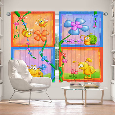 Mascarenaz Room Darkening Curtain Pair