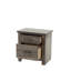 Table de chevet en chêne gris