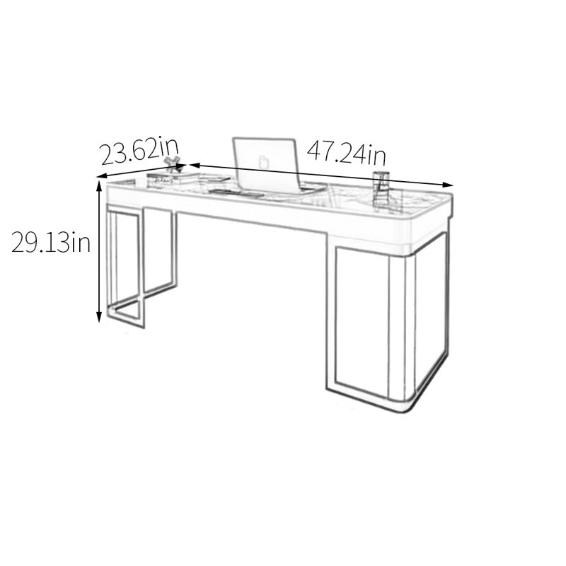 Entiat, H 29,13 po x l 47,24 po x P 23,62 po