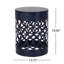 Grande table d'appoint moderne pour l'extérieur. Bleu marine, construction coupée. Thermolaqué, sans assemblage. Grande table 13,43 po x 13,43 po x 18,34 po, 4,59 lb. Conception bleue, thermolaquée. Assemblage requis. 13,43 po-314733262