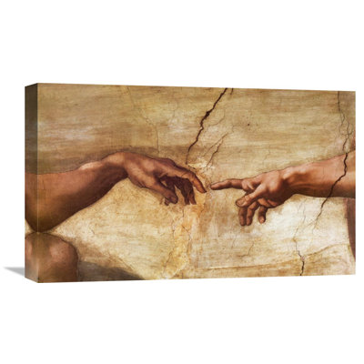 " Creation Of Adam (detail) " by Michelangelo