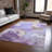 Kyrie Washable Abstract Indoor / Outdoor Rug-464026061