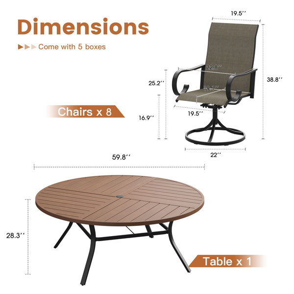 Dimensions du produit