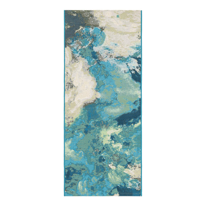 Keazia Indoor/Outdoor Area Rug, Runner 2' x 5'1"