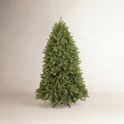 6.9' Pre-Lit Pine Christmas Tree