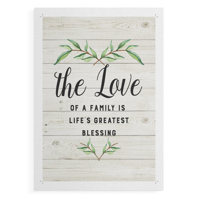 Love of a Family -Canvas Print Only - NOT FRAMED