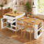 195.5cm Expandable Bar Cabinet For Flexible Use